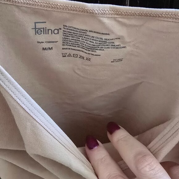 Felina camisoles lot of 3 size Medium black and beige - Picture 5 of 8